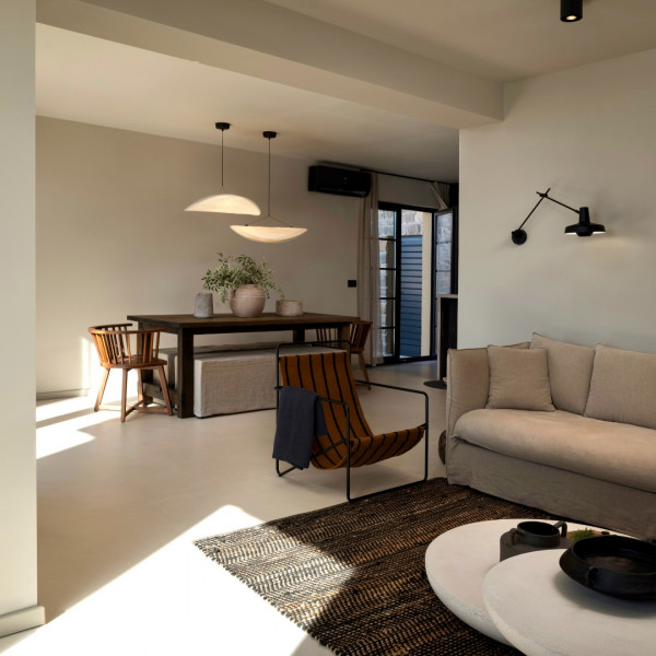 Living room, Luxauthentic villa with pool "SALT / STONE", SALT / STONE VILLA Mimice