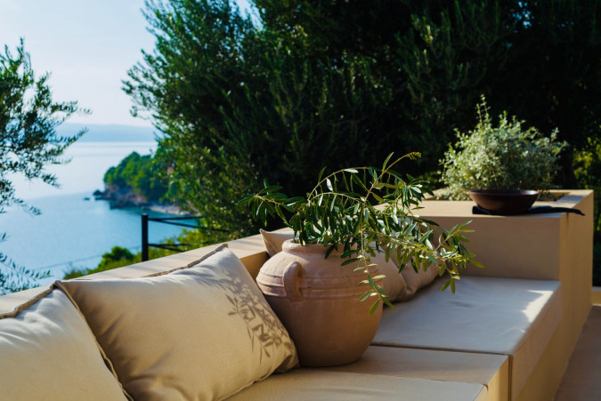 LIVING AREA & KITCHEN, Luxauthentic villa SALT/STONE with pool in Dalmatia - Croatia Mimice