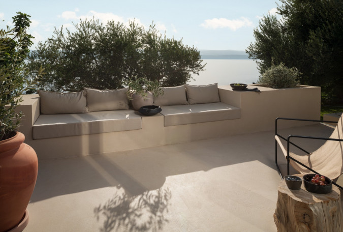 LIVING AREA & KITCHEN, Luxauthentic villa SALT/STONE with pool in Dalmatia - Croatia Mimice