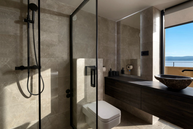 BEDROOMS, Luxauthentic villa SALT/STONE with pool in Dalmatia - Croatia Mimice