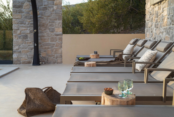 POOL AREA & OUTDOOR KITCHEN, Luxauthentic villa SALT/STONE with pool in Dalmatia - Croatia Mimice